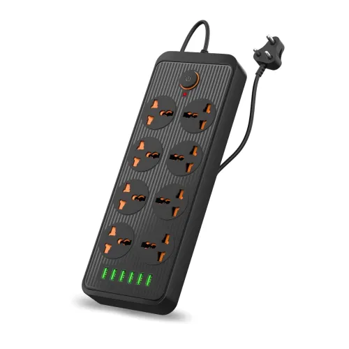 Image of Portronics Power Plate 7 with 6 USB Port + 8 Power Sockets Smart Electric