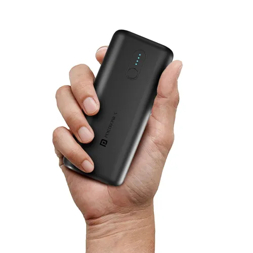 Image of Portronics Power Pod 10K Advanced 10000 mAh Nano Power Bank with 22.5W Max Output, LED Indicator, Mach USB-A Output, Typ
