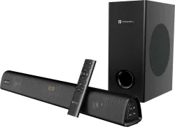 Portronics Pure Sound 106 Wired Subwoofer,HD Sound,BT5.3v 120 W Bluetooth Soundbar (Black, 2.1 Channel)