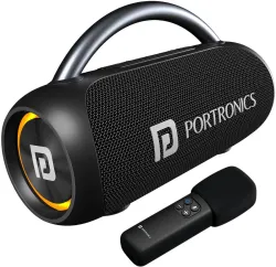 Portronics Radiant 2 30W Bluetooth Speaker With Wireless Karaoke Mic