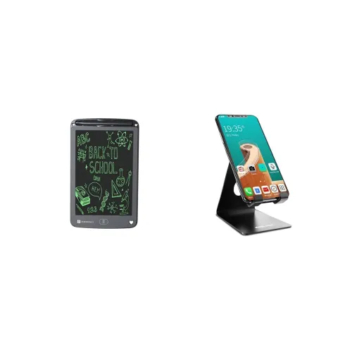 Image of Portronics Ruffpad 12E LCD Writing Pad and Mobile Holder Combo