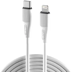 Portronics Silklink Type-C Lightning Cable 1M