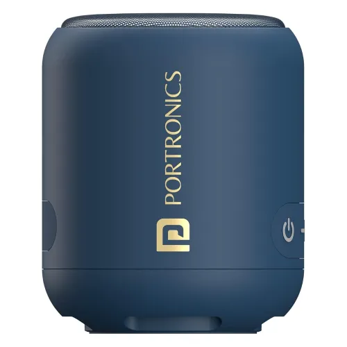 Image of Portronics SoundDrum 1 12W TWS Portable Bluetooth Speaker with Powerful Bass
