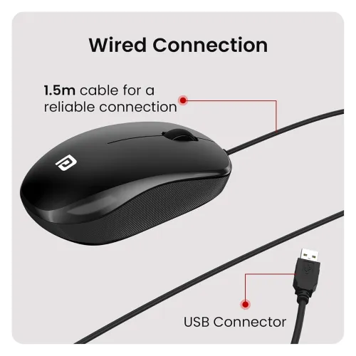 Image of Portronics Toad 102 Wired Mouse 3Buttons