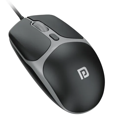Image of Portronics Toad 103 Wired Optical Mouse with 2400 DPI, Plug & Play, Ambidextrous, Hi-Optical Tracking, 1.5M Cable Length