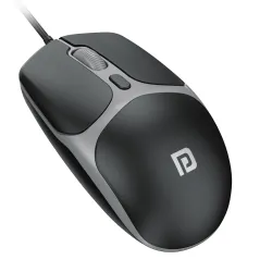 Portronics Toad 103 Wired Optical Mouse with 2400 DPI, Plug & Play, Ambidextrous,
