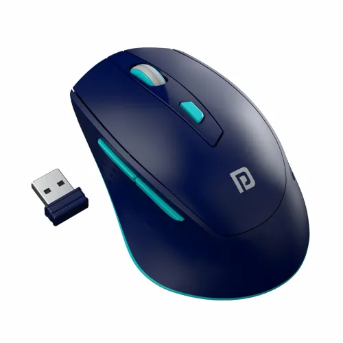 Image of Portronics Toad 32 Wireless Mouse with 6 Buttons, 2.4 GHz Connectivity, 10m Working Range, Ergonomic Design, Adjustable 
