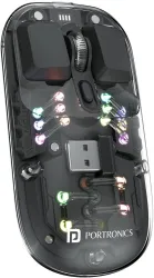 Portronics Toad 5 Transparent Wireless Mouse