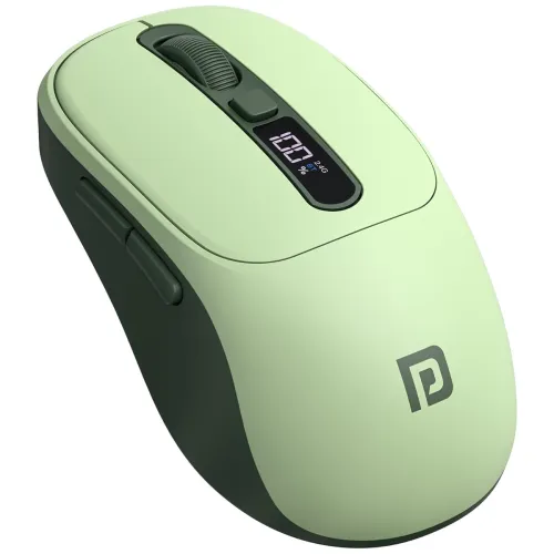 Image of Portronics Toad 9 Wireless Bluetooth Mouse with Dual Wireless (BT + 2.4 GHz), Smart LED Display, Rechargeable Battery, F