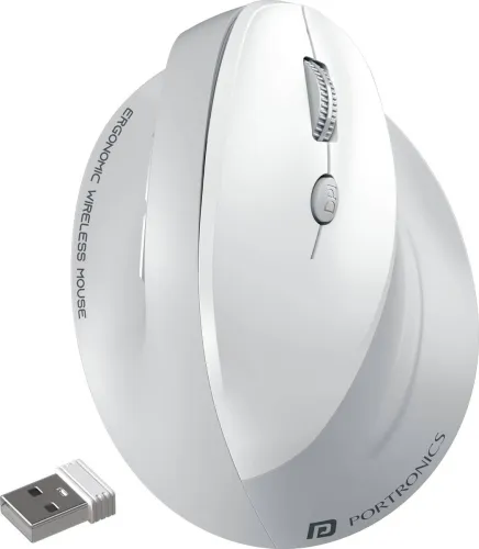 Image of Portronics Toad Ergo 4 Vertical Wireless Bluetooth Mouse