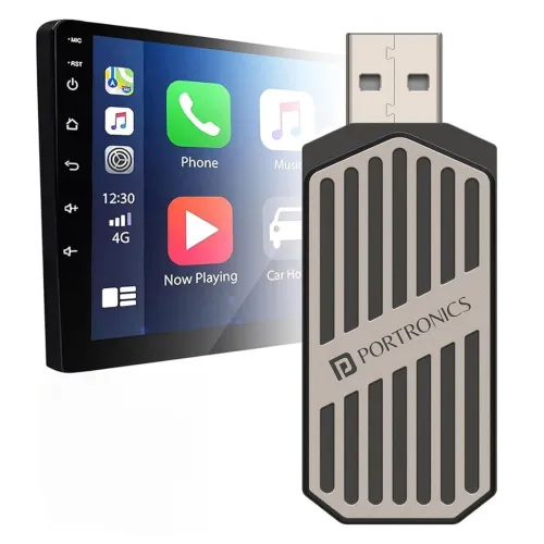 Image of Portronics Tune, 2-in-1 Wireless Car Receiver