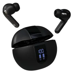 Portronics Twins 29 ANC in-ear TWS Wireless Bluetooth Earbuds With Digital Display, Upto 30 Hours Playtime, Auto ENC, Lo