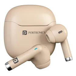 Portronics Twins S18 Pro in Ear TWS Earbuds with 30H Playtime, in Built HD Mic, Game/Music Mode, 13mm Dynamic Driver, Low Latency, Touch Control, Type C Fast Charging, Light Weight, Comfy Fi...