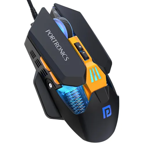Image of Portronics Vader 2.0 Wired Gaming Mouse with 7 Programmable Button Control