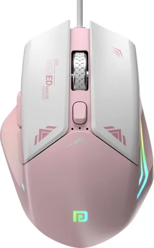 Image of Portronics Vader Gaming Mouse with 6 Buttons, Thumb Support, RGB Lights, Max 6400 DPI Wired Ambidextrous Optical Gaming