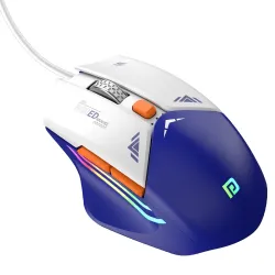 Portronics Vader Wired Gaming Mouse with 6 Buttons, Thumb Support, Adjustable DPI (6400 Max), RGB Light Effects