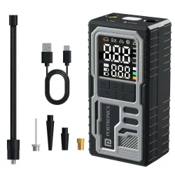 Portronics Vayu 10 Digital Tyre Inflator with 4000mAh Battery