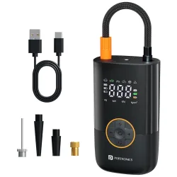 Portronics Vayu Go Rechargeable Tyre Inflator 2×2000 mAh