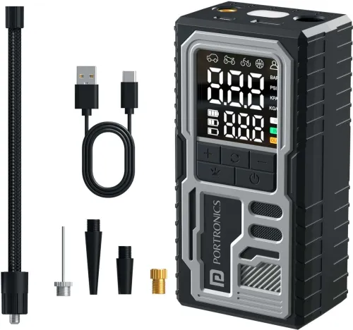 Image of Portronics Vayu 10 Rechargeable Air Inflator