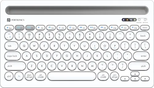 Image of Portronics Wireless Keyboard with Holder.