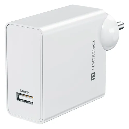 Image of Portronics 25W Adapto 25A USB-A Fast Charging Adaptor