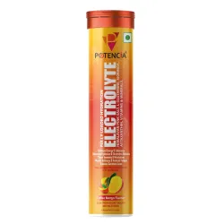 POTENCIA Electrolyte Effervescent Tablets | Himalayan Pink Salt, L-Glutamine
