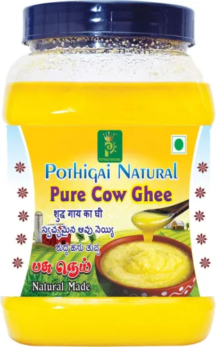 Image of POTHIGAI NATURAL Cow ghee 250 ml / Better Digestion and Immunity Ghee Plastic Bottle (250 g)