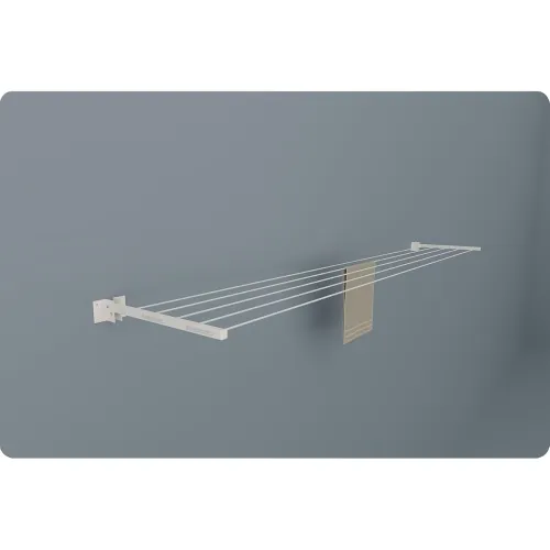 Image of Powder Coated Metal Cloth Drying Stand Foldable for Wall Mounted/Cloth Drying