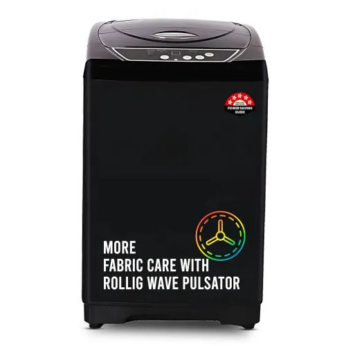 Image of Power Guard 8 Kg Fully Automatic Top Load Washing Machine 5 Star with Oceanus Wave Drum, Fuzzy Logic Control (PG80WMFATL
