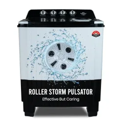 Power Guard 9Kg Semi Automatic Washing Machine ((PG90WM-BKWT)