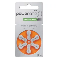 Power One Hearing Aid Battery (Size 13, 60 Pieces)