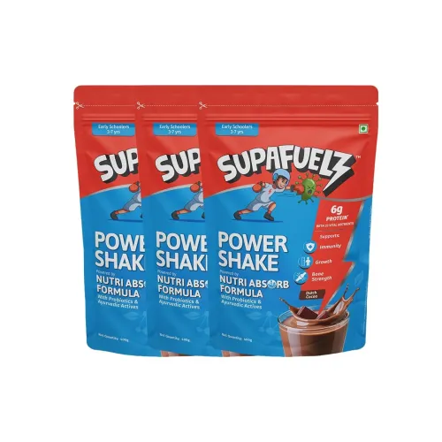 Image of Power Shake 3-7Yrs (3 x 400g) | Combo Pack |Height & Strength Drink | 6g Protein
