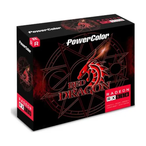 Image of POWER COLOR Red Dragon AMD RX 550, 2GB GDDR5 Graphics Card