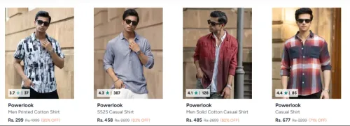 Image of Powerlook Men's Clothing up to 85% Discount