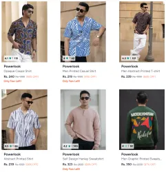 Powerlook Mens Clothings @ Up to 89% OFF
