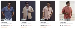 Powerlook Mens Shirts at minimum 80% Discount