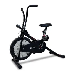 PowerMax Fitness BA-130 Air Bike Exercise Cycle for Home-Gym Workout with 1.5kg Fly wheel