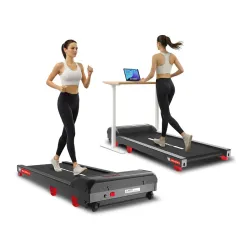 PowerMax Fitness WalkPad-2 Under Desk Walking Pad Treadmill for Home Use | 3.0 HP Motor | Compact Design with Manual Inc