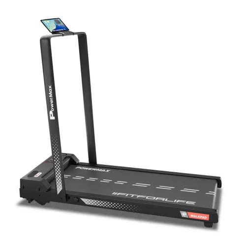 Image of PowerMax Fitness Walkpad 3HP Compact Motorized Treadmill for Home-Office Use