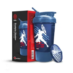 PowerMax Marvel Captain America Shaker – 600ml, Blue