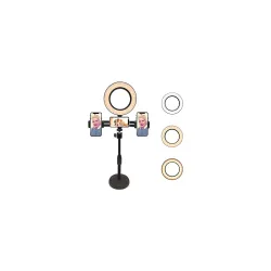 Powerpak 6 Inch LED Ring Light - L6P3