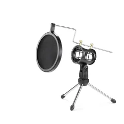 Powerpak F-9 Foldable Desktop Microphone Tripod Stand