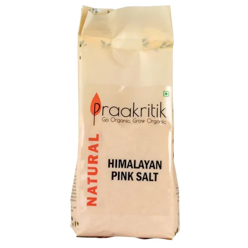 Image of Praakritik Natural Himalayan Pink Salt 500g Mineral Rich Salt for Healthy Cooking | Natural Substitute of Iodised White 