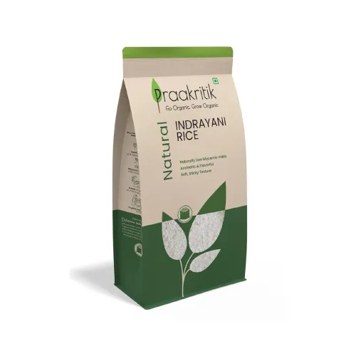 Image of Praakritik Natural Unpolished Indrayani Rice - 1 kg