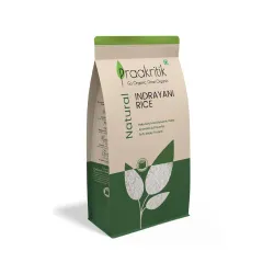 Praakritik Natural Unpolished Indrayani Rice - 1 kg