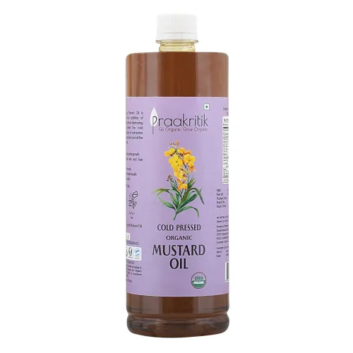 Image of Praakritik Organic Mustard Oil 1L 
