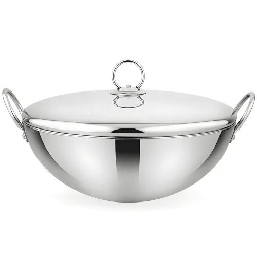 Image of Prabha Capsule Round Bottom Kadhai 2.4 L -24 CM