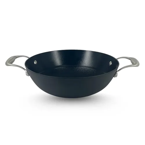 Image of Prabha Non-Stick Induction Base Cast Iron Kadhai 2.4 Litre 24 cm