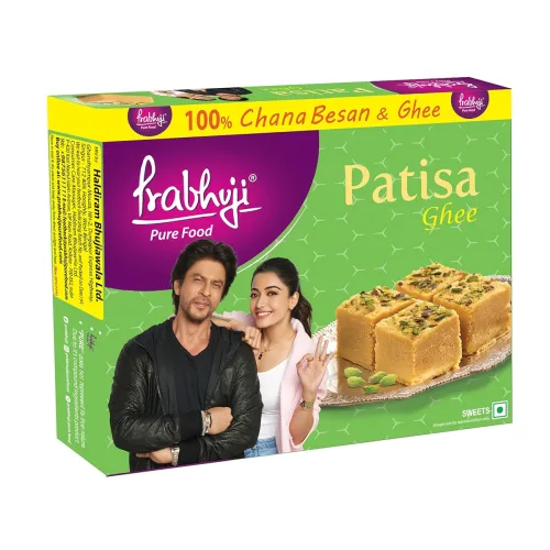Image of Prabhuji Ghee Patisa Box 300g | Traditional Flaky Patisa Made with Desi Ghee & Ingredients | Crispy, Aromatic, Melt-in-M