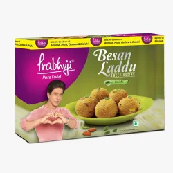 PRABHUJI PURE FOOD ELAICHI BESAN LADDU Box  (336 g)